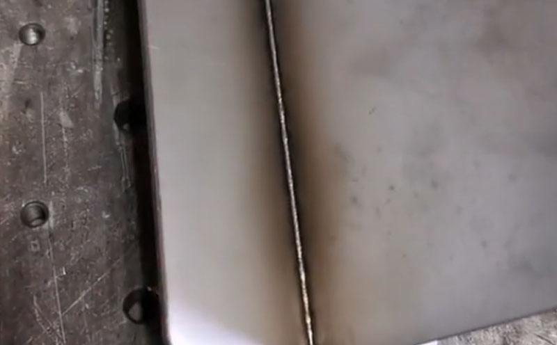 海宝手持激光焊接机，焊缝美观