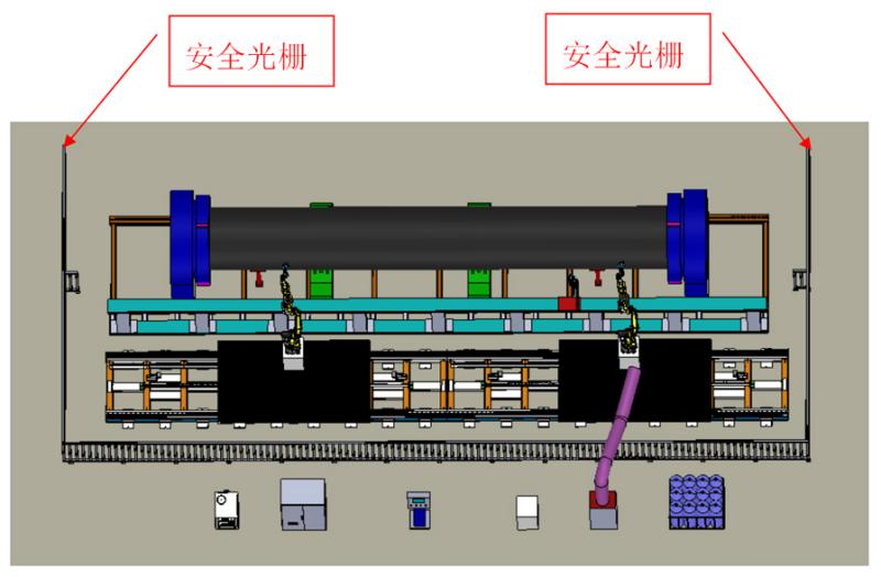 超长超粗管件坡口激光切割生产线8